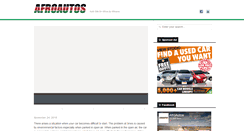 Desktop Screenshot of afroautos.com
